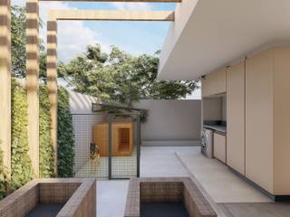 Projeto Construção Residencial - Casa Térrea com Mezanino, SCK Arquitetos SCK Arquitetos Terrace house