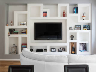 CASA D&E, Andrea Orioli Andrea Orioli Living room Concrete Grey