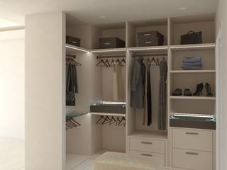 Casa Minerva, Margarita Jiménez moreno Margarita Jiménez moreno Closets ecléticos Madeira Acabamento em madeira