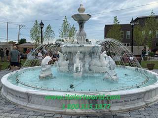 Largest Italian Fountain Park in STL, USA , Amfora Co Amfora Co Villas Mármol