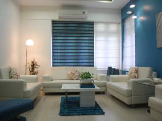 Garden Colony- Ahmedabad, Pandya & Co. Pandya & Co. Modern living room