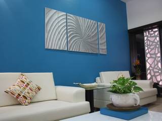 Garden Colony- Ahmedabad, Pandya & Co. Pandya & Co. Modern living room