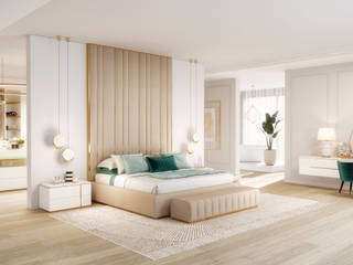 Design de Interiores - Suite_Modern Living , ByOriginal ByOriginal Modern Bedroom