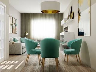 Apto T2 Simples e Elegante, Deyse Marinho Interior Designer Deyse Marinho Interior Designer