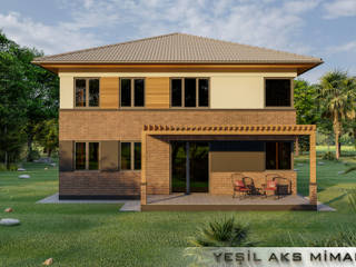 Klasik Cepheli Modern Villa Projesi, Yeşil Aks Mimarlık Yeşil Aks Mimarlık บ้านและที่อยู่อาศัย