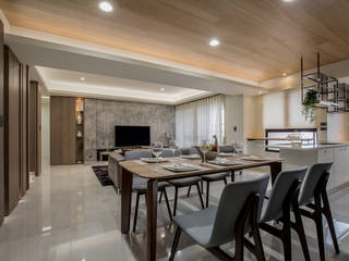 室內規劃配置, 亞伯空間設計 亞伯空間設計 Modern dining room