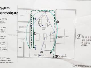 Intervención habitacional Campestre Churubusco, G._ALARQ G._ALARQ Вітальня