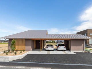 Ak-House okayama, 三宅和彦／ミヤケ設計事務所 三宅和彦／ミヤケ設計事務所 Casas unifamilares Metal