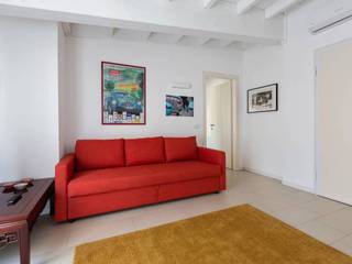 FF - Piccolo appartamento 50 m2 - B&B, Filippo Zuliani Architetto Filippo Zuliani Architetto Modern living room Ceramic White