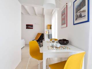 FF - Piccolo appartamento 50 m2 - B&B, Filippo Zuliani Architetto Filippo Zuliani Architetto Modern dining room Ceramic White