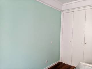 Quarto Menta, Pintura DGA Pintura DGA Small bedroom Green