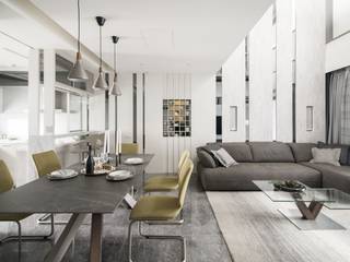 嘉義 透天住宅, 大也設計工程有限公司 Dal DesignGroup 大也設計工程有限公司 Dal DesignGroup Modern Dining Room