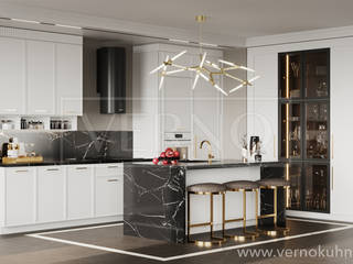 Модель "Темпо", VERNO организация кухонного пространства VERNO организация кухонного пространства Кухня в стиле модерн МДФ