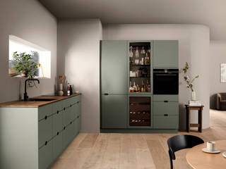 Ombra: una cocina verde por dentro y por fuera, Kvik España Kvik España Scandinavian style kitchen