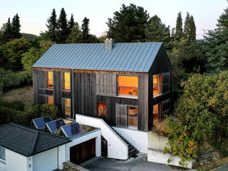 Einfamilienhaus im Taunus, Architekturfotografie Tim Voelter Architekturfotografie Tim Voelter Wooden houses