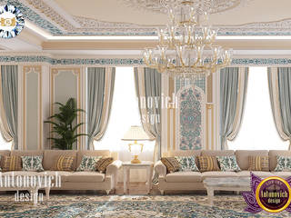 Amazing Design Ideas for Luxurious Majlis Interiors by Katrina Antonovich , Luxury Antonovich Design Luxury Antonovich Design Вітальня