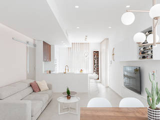 Casa FaLù, manuarino architettura design comunicazione manuarino architettura design comunicazione Living room Wood Wood effect
