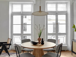 Modern and Cozy Apartment I Appartement Moderne et Cozy by Lichelle Silvestry Interiors, Lichelle Silvestry Interiors Lichelle Silvestry Interiors Modern dining room