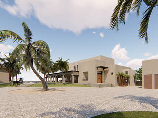 CASA PLAYA A, Starhaūs Arquitectos Starhaūs Arquitectos ラスティックな 家