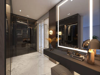 Apartment 12, Archizi Archizi Eclectic style dressing rooms