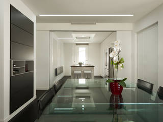 Contrasti - Progettazione e ristrutturazione appartamento 130mq - zona EUR, Gruppo Castaldi | Roma Gruppo Castaldi | Roma Modern living room