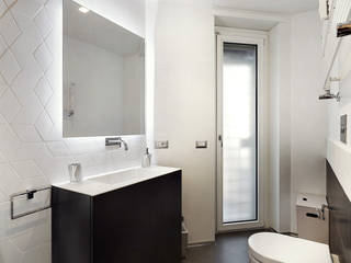 Blanche - Progettazione e ristrutturazione appartamento Roma EUR, Gruppo Castaldi | Roma Gruppo Castaldi | Roma Minimalist bathroom