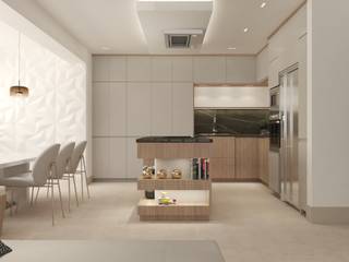Proyecto PDE , Diaf design Diaf design Modern Kitchen