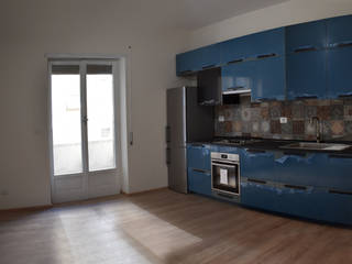Appartamento Roma zona Appio/Tuscolano, Santa Maria Ausiliatrice, Ma.Ni. Ristrutturazioni Ma.Ni. Ristrutturazioni Built-in kitchens MDF