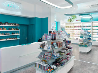 4711-Shop am Dom, Köln, plusdesign-project plusdesign-project Espacios comerciales Compuestos de madera y plástico