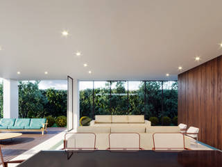 CASA CONTEMPORANEA, DCC by Next arquitetura DCC by Next arquitetura Maison individuelle Bois Effet bois