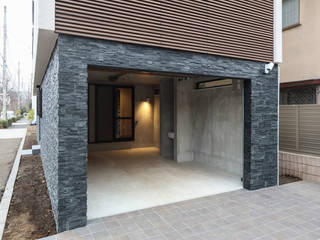 吉祥寺の家, 長沼アーキテクツ株式会社 長沼アーキテクツ株式会社 Modern garage/shed