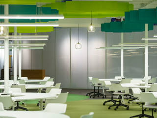 OFICINAS GREEN LEMON, Quark Arquitectura Quark Arquitectura 인더스트리얼 서재 / 사무실