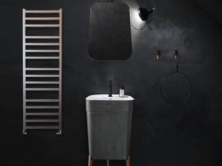 Bath Collection, Ridea Heating Design Ridea Heating Design Moderne Badezimmer Aluminium/Zink