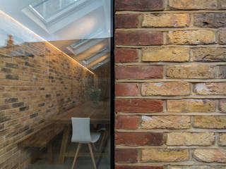 Side extension, P+P Architects P+P Architects Skylights Glass