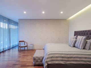 CASA BR, PAIR Arquitectura PAIR Arquitectura Modern Bedroom Reinforced concrete