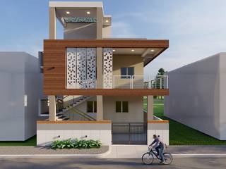 Residential Building at Bagalkot, Cfolios Design And Construction Solutions Pvt Ltd Cfolios Design And Construction Solutions Pvt Ltd