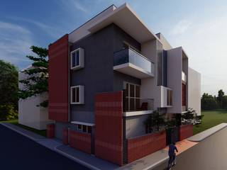 Mr. Abhijith Prakash's Residence at Bengaluru, Cfolios Design And Construction Solutions Pvt Ltd Cfolios Design And Construction Solutions Pvt Ltd