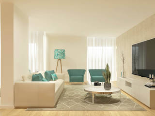 AS House apt., Ana Rocha Ana Rocha Living room