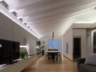 Shooting appartamento moderno , Inlet Studio Inlet Studio Minimalist dining room
