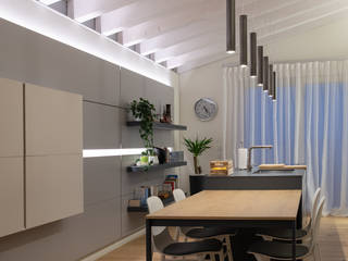 Shooting appartamento moderno , Inlet Studio Inlet Studio Modern dining room