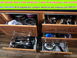 PVC Interiors in Tiruvannamalai 9042471410, balabharathi pvc & upvc interior Salem 9663000555 balabharathi pvc & upvc interior Salem 9663000555 Modern kitchen Plastic