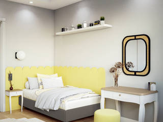 Комната для девочки-подростка, MooN Architects MooN Architects 北欧デザインの 子供部屋