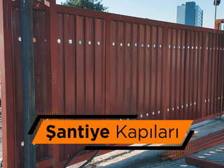 Şantiye Kapıları , Bayrakcı Metal İnşaat Bayrakcı Metal İnşaat Ön kapılar Demir/Çelik