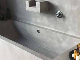 Microcemento en Baños, TopCiment TopCiment Modern Bathroom Concrete Multicolored