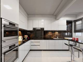 Designs of interior areas, Monnaie Interiors Pvt Ltd Monnaie Interiors Pvt Ltd Modern kitchen لکڑی Wood effect