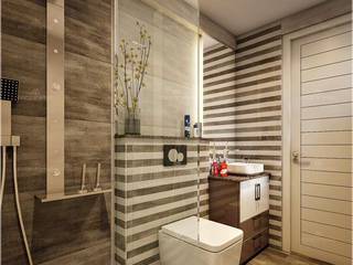 Designs of interior areas, Monnaie Interiors Pvt Ltd Monnaie Interiors Pvt Ltd Modern bathroom لکڑی Wood effect