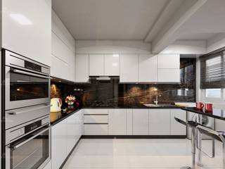 A Full Best designs of Interiors, Premdas Krishna Premdas Krishna Modern style kitchen Wood Wood effect