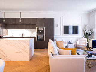 Madrazo House - 08023 Architects - Barcelona, 08023 Architects 08023 Architects Classic style living room
