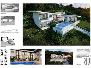 Holiday Villa 27, SIL Architects SIL Architects Villas کنکریٹ White