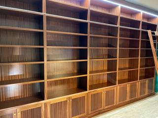 Librerie in mogano, Falegnameria su misura Falegnameria su misura Study/officeCupboards & shelving Wood